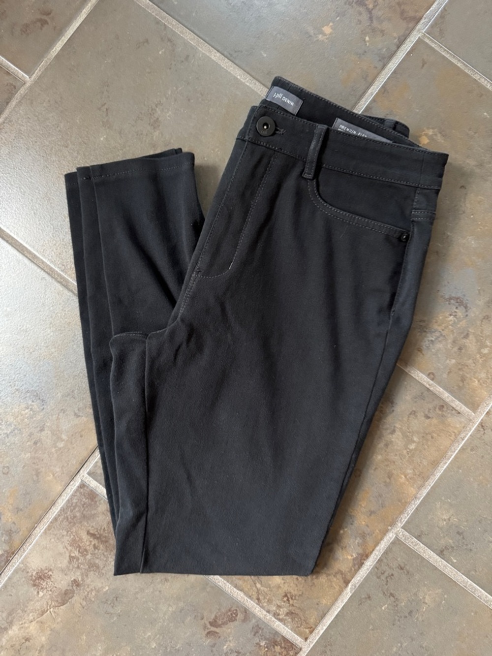 J.Jill Premium Flex High Rise Legging Jeans Women’s Black Stretch Jeggings 10